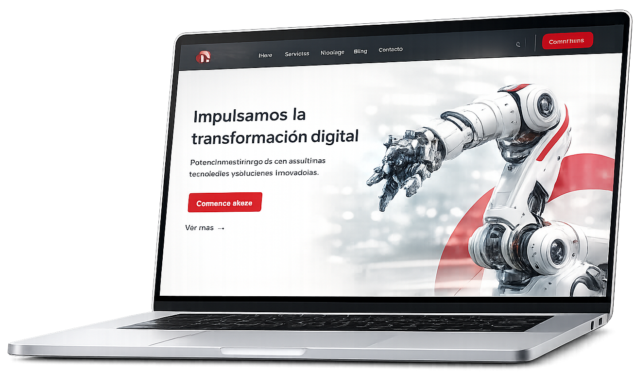 Sitio web corporativo desarrollado por WebClicStudio